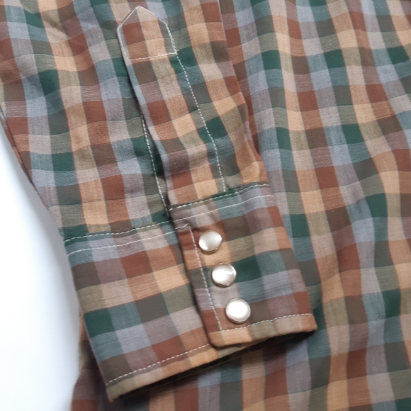 Vintage Lee pearl snap western shirt - Picture 5 of 6